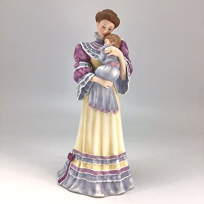 #ad Lenox Mother amp; Child Figurine Cherished Moment Bisque Porcelain 9quot; Vintage $18.99