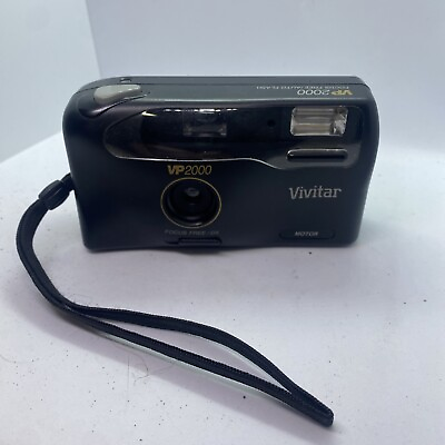 #ad Vintage Vivitar VP Series VP 2000 Focus Free DX Camera Motorized Film $9.90