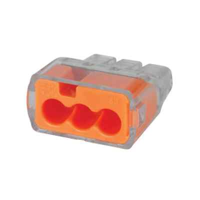 #ad IDEAL In Sure 100 Pack Orange Push In Wire Connectors $14.25