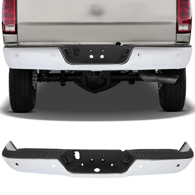 #ad For 2009 2018 Dodge RAM 1500 with Park Rear Bumper CH1103122 Chrome Steel $254.99