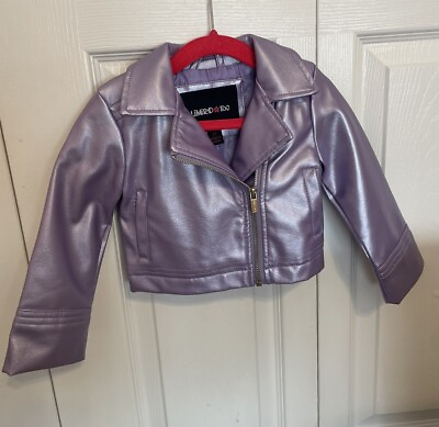 #ad Vintage Limited Too Toddler Purple Metallic Jacket 2T VGUC $19.99
