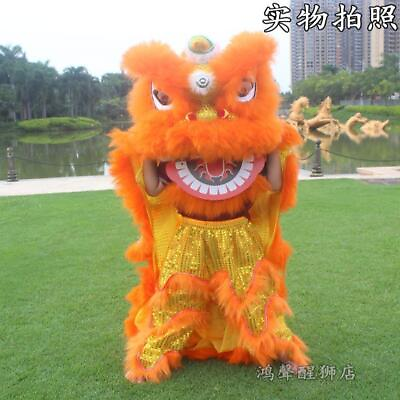 #ad Children#x27;s Lion Clothing Chinese Folk Lion Dance Student Mascot Clothing $86.40