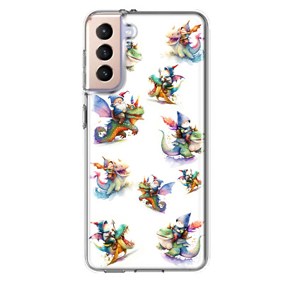 #ad For Samsung Galaxy S21 Plus Shockproof Case Cute Fairy Gnome Dragon $12.74