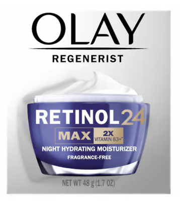 #ad Olay Regenerist Retinol 24 MAX Night Cream Face Moisturizer 1.7oz FF $21.95