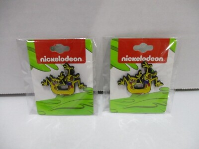 #ad #ad CatDog Lapel Pin Cartoon Retro Nickelodeon Yellow Cartoon Yellow Show Set 2 New $18.99