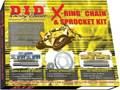 #ad DID VX X Ring Chain amp; Sprocket Kit 16 47 Natural Triumph Daytona Street Triple $192.50
