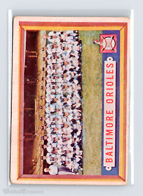#ad 1957 Topps #251 Baltimore Orioles $3.99