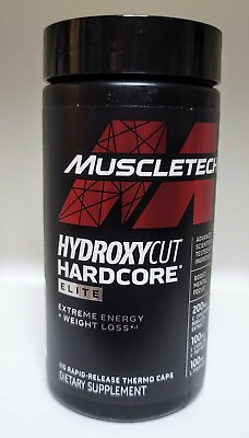 #ad Muscletech Hydroxycut Hardcore Elite 110 International Ver $19.95