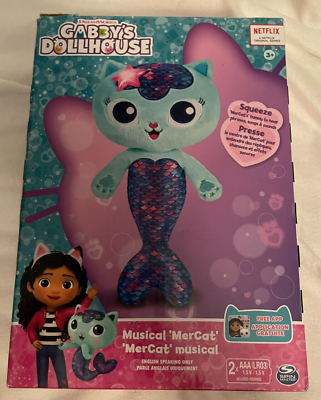 #ad Gabby’s Dollhouse 14 inch Interactive Talking Mercat Plush Kids Toys New $22.49