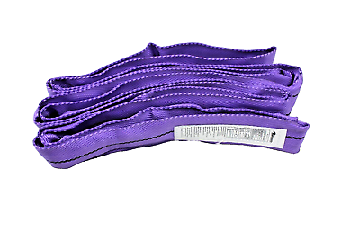 #ad Endless Round Sling 6#x27; Purple Rigging Hoist Wrecker Recovery Straps 2600# WLL $49.38