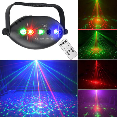 #ad 72 Patterns Mini Projector Stage Light LED RGB Home Party KTV Club DJ Disco US $31.87