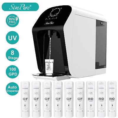 #ad 8 Stage UV Countertop Reverse Osmosis Water Filter System Filtration Dispenser $23.99