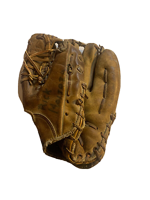 #ad Vintage Spalding Jim Bunning 42 121 Baseball Glove Mitt Made USA Fair Condition $24.88