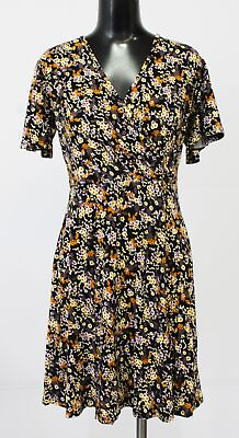 #ad 41 Hawthorn Women#x27;s Elisse Knit Surplice Dress AH4 Multicolor Medium NWT $18.99