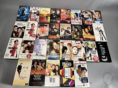 #ad 29 Lot Vintage VHS Movies Tested Romantic Comedy Rom Com Romance Chick Flicks $39.00