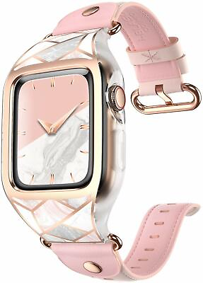 #ad For Apple Watch 6 SE 5 4 3 2 1 i Blason Wristwatch Case Adjustable Strap Band US $13.99
