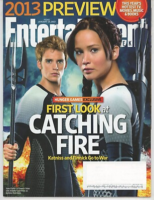 #ad ENTERTAINMENT WEEKLY Magazine January 18th 2013 with the Hunger Games cover $9.00