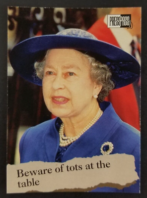 #ad Queen Elizabeth 1993 Royal Family Card #4 NM $2.95