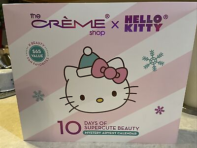 #ad The Cream Shop quot;Hello Kitty 10 Days of Super Cute Mystery Calendarquot; NEW in BOX $75.00