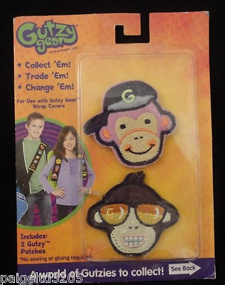 #ad Gutzy Gear Series 1 Going Ape Funky Monkey Patches 2 Ct Item# 00126 $4.89