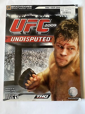 #ad UFC 2009 Undisputed Official Strategy Guide BradyGames $10.00