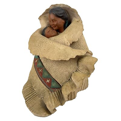 #ad VNTG Native American Courting Blanket Sculpture Sinapau and Signature 64 900 $39.99