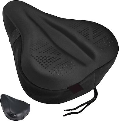 #ad Zacro Bike Seat Cushion Gel Padded Bicycle Saddle Cover for Men amp; Womens Comf $27.54