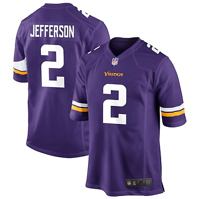 #ad Justin Jefferson Minnesota Vikings #2 Purple Infant Toddler Jersey MISPRINT $24.99