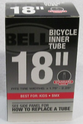 #ad Bell 18quot; Bicycle Inner Tube BMX amp; Kids Tire Width 1.75quot; 2.25quot; Standard NIB $9.99