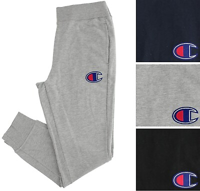 Champion Men#x27;s Jogger Pants Athleticwear Sweatpants Cotton Blended 2 Pockets $24.99