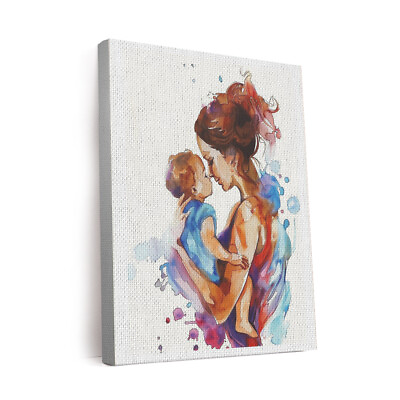 #ad Mother Holding Baby Mother#x27;s Day Canvas Wall Art Prints Pictures $84.99