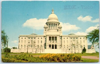 #ad Postcard Rhode Island State House US Route 1 Providence USA North America $11.99