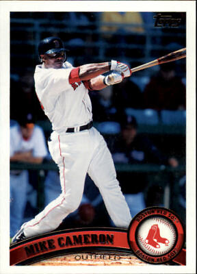 #ad 2011 Topps Boston Red Sox Baseball Card #357 Mike Cameron $1.69