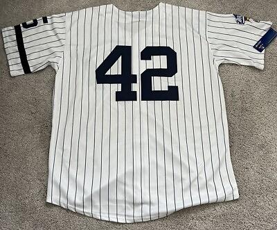 #ad Mariano Rivera New York Yankees Cooperstown World Series Jersey Men’s Size Large $84.99