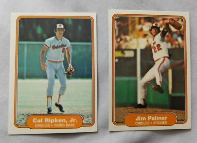 #ad 1982 Fleer Baltimore Orioles Baseball Card Pick one $18.00