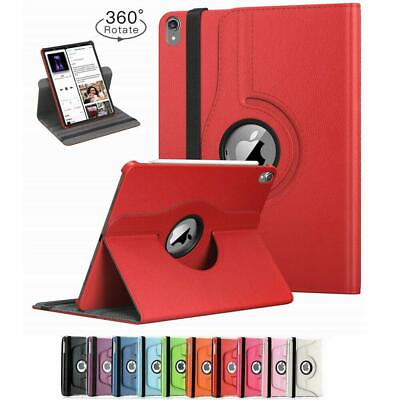 #ad 360 Rotating Leather Folio Case Cover Stand For iPad 234 Mini 2 3 4 Air 1 2 Pro $20.99