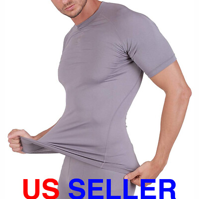 #ad #ad ARMEDES Mens Short Sleeve T Shirt Cool Dry Compression Baselayer AR 131 $13.99