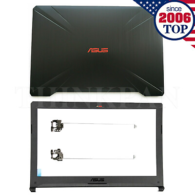 #ad New ASUS Gaming FX504G FX504GE F80 FX80 LCD Back Cover Lid Front Bezel Hinges US $46.99