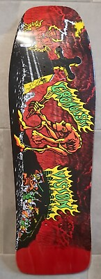 #ad 9.75x30.875 Vision Tom Groholski Graveyard Mob Scene Re Issue Deck Red Stain $173.00