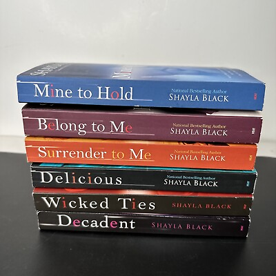 #ad Lot Of 6x Shayla Black Paperback Books Romance Erotica Assorted Erotic Fiction $24.99