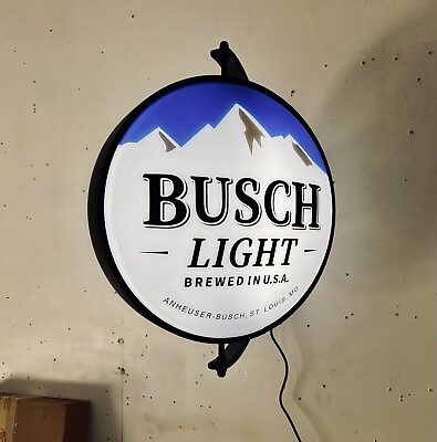 #ad Busch light Beer Rotating Spinning Bar Light Brand New Free Shipping $375.00