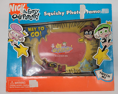 #ad Nickelodeon The Fairly Odd Parents Squishy Photo Frame New 2004 Enesco Nicktoons $12.03