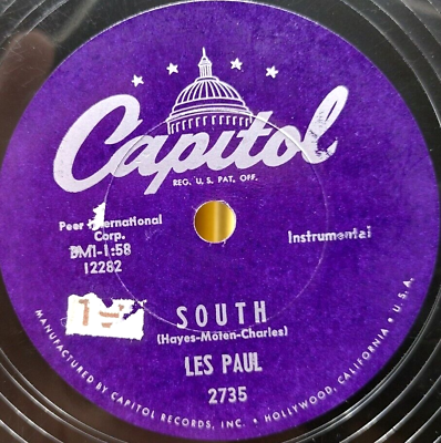#ad 78 RPM Les Paul South Mary Ford Capitol Records Vocal Instrumental 2735 VG $11.04