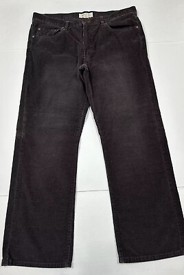 #ad Sonoma Dark Gray Corduroy Jeans Men Size 36x30 Measure 35x29 $16.88