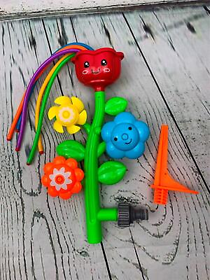 #ad Water Sprinkler Fun Summer Lawn Splash Flower Spray Toy for Kids Backyard $25.00