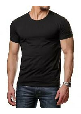 #ad Gildan 1 Man 100% Cotton Sleeves Short Black $13.38