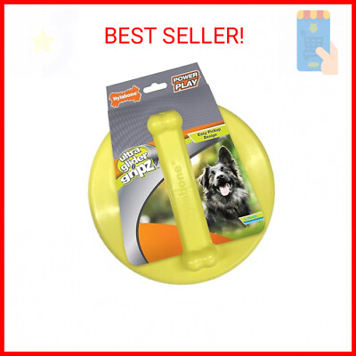 #ad Nylabone Power Play Ultra Glider Gripz Dog Flying Disc Large 1 Count $22.93