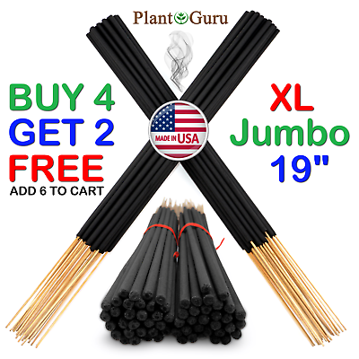 #ad 30 Jumbo Incense Sticks 19 inch Long Bulk Wholesale 19quot; Hand Dipped Variety Lot $11.95