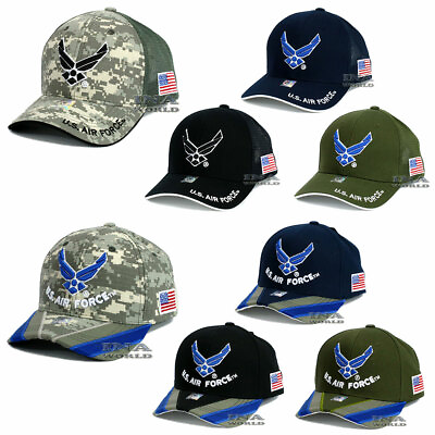 #ad U.S. AIR FORCE Hat USAF Logo Cap Official Licensed Military Cotton Baseball Cap $15.80