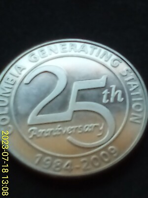 #ad 25th anniversary Columbia generating station coin 1984 through 2009.  #30 coins. $65.00